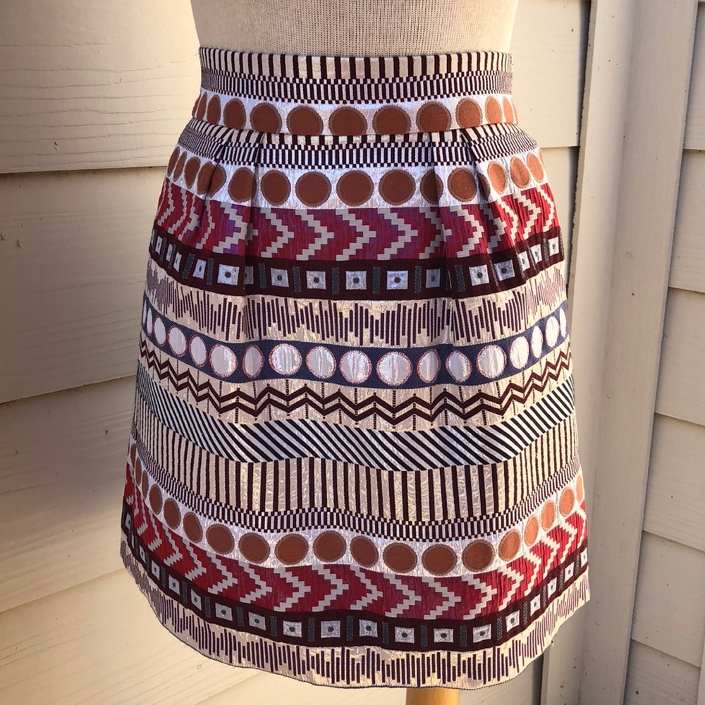 Anthropologie Nomad Morgan Carper Skirt